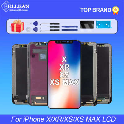 OLED สำหรับ X XR Lcd Touch Panel Screen Digitizer Assembly สำหรับ XS XS Max จอแสดงผลจัดส่งฟรีพร้อมเครื่องมือ