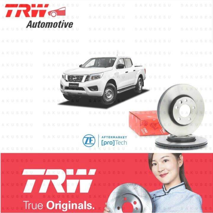 TRW Disc Brake Rotor Front DF3001 Nissan Navara D24 (260mm) Lazada