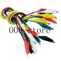 10pcs Alligator Clips Electrical DIY Test Leads Alligator Double-ended Crocodile Clips Roach Clip Test Jumper Wire Brand