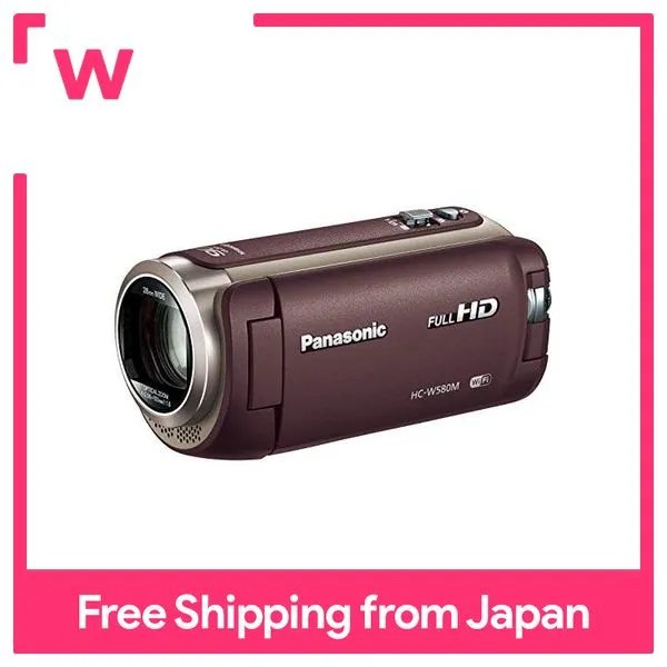Panasonic HD video camera W580M 32GB sub-camera equipped with high  magnification 90 times zoom Brown HC-W580M-T | Lazada PH