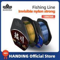 hot！【DT】 HANDING Fluorocarbon Fishing Changed Color Invisible Wire 120m/roll