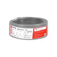 สายไฟ THW IEC01 S SUPER 1x1.5 ตร.มม. 50 ม. สีเทาTHW ELECTRIC WIRE IEC01 S SUPER 1X1.5SQ.MM 50M GREY **บริการเก็บเงินปลายทาง**