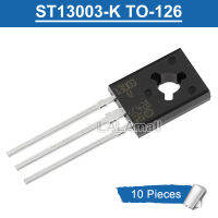 ST13003-K TO126 13003ดั้งเดิม10ชิ้น MJE13003ไปที่-126 400V/1.5A ทรานซิสเตอร์กำลัง VPN แบบเปลี่ยนเร็วใหม่