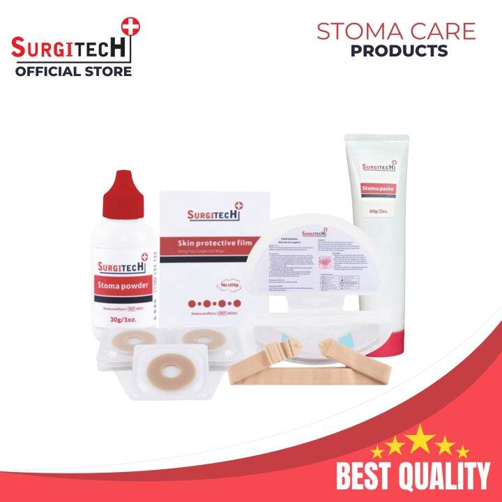 Surgitech Colostomy (Stoma Care Products) Stoma Belt Stoma Powder Stoma