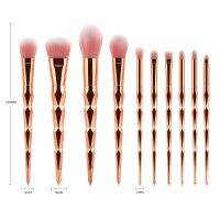 【cw】 10pcs/set Makeup Brushes Set Rose gold Diamond Handle For Eyeshadow Foundation Blush High Quality Make up kit T10178 !