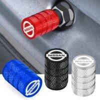 4Pcs/Set Tire Caps Metal Rubber Stem Cap fit for X-trail Qashqai Note Juke Sentra Patrol 【hot】