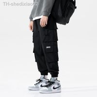 ♛❂▨ Homens multi-bolso streetwear casual sweatpants calça hip hop calças de ajuste fino bolso masculino 2023 homens corredores carga