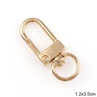 5Pcs Key Chain Holder Swivel Trigger Lobster Clasp Snap Hook Key Rings Jewelry