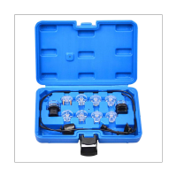 Noid Light Test Kit, Fuel Injector Tester Tool Noid Light Set, Fuel Light Fuel Injector Tester Kit (11ชิ้น)