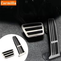 2Pcs Car Non Slip Foot Pedal Gas Brake Pad Cover for Toyota Camry Avalon RAV4 2019 for Lexus ES GS 2018-2021