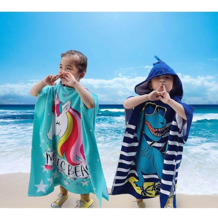 cc-hooded-cartoon-children-beach-cloak-large-wearable-absorbent-microfiber-ponch-bathrobe-beachwear-pool