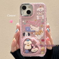 เคสศัพท์น่ารัก for 1314promax เคสมือถือลายการ์ตูนลูกสุนัขเคสป้องกันแบบคลุมทุกอย่างสำหรับแอปเปิ้ล