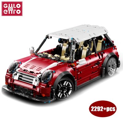 Technical 1:10 MINI Building Cooper Construction Cars Blocks MOC-36559 Creative Vehicle Bricks Toys Gifts For Children Adults