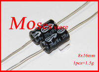 16V 220uF elum ใหม่ Axial Audio Electrolytic Capacitance 8x16มม. +- 20