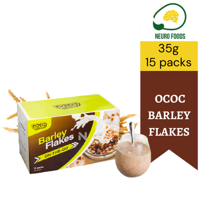 OCOC Barley Flakes On The Go Dr. Rizal Breakfast Cereal Drink 15 sachet Lazada