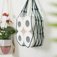 【NEW】【Penghantaran Privasi Tinggi】 ebay Hot Sale Cotton String Wall Hanging Tissue Storage Basket Bohemian Style Simple Shelf