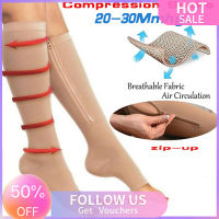 【Flash Sale】Zipper Medical Compression Socks - Premium Support Stockings for Men and Women