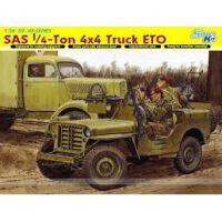 โมเดลประกอบ Dragon Models 1/35 DRA6725 SAS 1/4-TON 4X4 TRUCK ETO