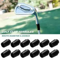 12Pcs Golf Ferrules Compatible with Irons Tip Irons Shaft Golf Club Shafts Sleeve Adapter