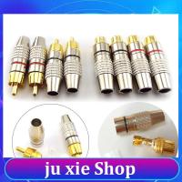 JuXie store Gold Plated RCA Male Female Jack Plug to RCA Female Male Connector for Audio Video Adapter Convertor Coaxial Cable