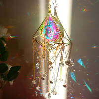 Suncatchers คริสตัลจี้ Light Catcher Rainbow Chaser หน้าต่างแขวน WIND chimes บ้านสวนตกแต่ง Salt Hunter