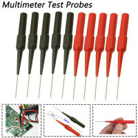 10Pcs Sharp Probes Back Plug Needle Banana Plug Multimeter Test Lead