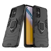 OPPO Reno 8Z Reno8Z 5G Hybrid กรณีผู้ถือแหวนโลหะปลอก Hybrid PC + TPU Armour Cover