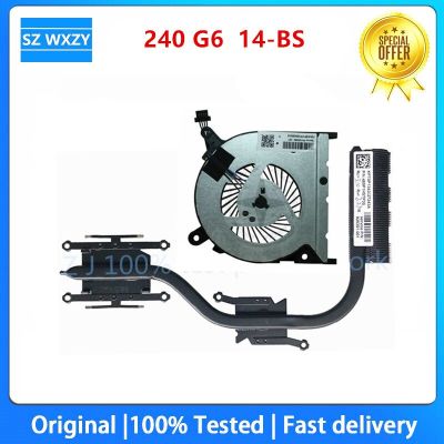 For HP 240 G6 14-BS Series Laptop CPU HeatSink Cooling FAN 925351-001 925352-001 100% Tested Fast Ship