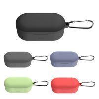 ✧⊕ Silicone Case Cover For QCY T1S T2C Earphone Protector Shell Soft TPU Cases With Hook For QCY T 2C/T 1S TWS Wireless Headset