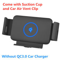 15W Qi Fast Car Wireless Charger For Samsung Galaxy Fold Z 2 3 Flip iPhone 12 Pro Max Fold Screen Air Vent Suction Mount Holder