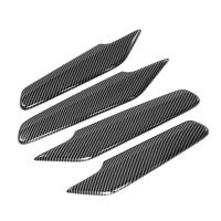 4Pcs คาร์บอนไฟเบอร์ภายในประตู Armrest Cover Trim Fit สำหรับ Honda Civic 2022 2023ที่จับประตูด้านใน Armrest Cover Trim สติกเกอร์