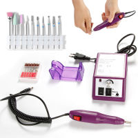 Pro Nail Drill Manicure Machine 10pcs Milling Cutters Set Electric Nail Drill Bits Removing Gel Polish Pedicure Nail File Tools