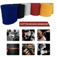 1Pcs Cotton Kick Boxing Wraps Bandage Men Sanda Taekwondo Muay Thai Guantes De Boxeo MMA Wrist Straps Equipment 2.5m 7