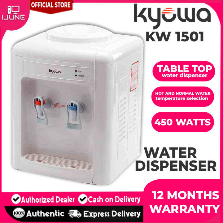 Kyowa KW1501 hot and normal table top water dispenser Lazada PH