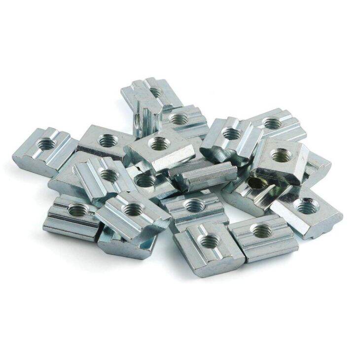 1-5-10-20pcs-m3-m4-m5-m6-t-sliding-block-square-nut-eu-standard-for-2020-aluminum-profile-6mm-slot-zinc-coated-plate-3d-printer-nails-screws-fasteners