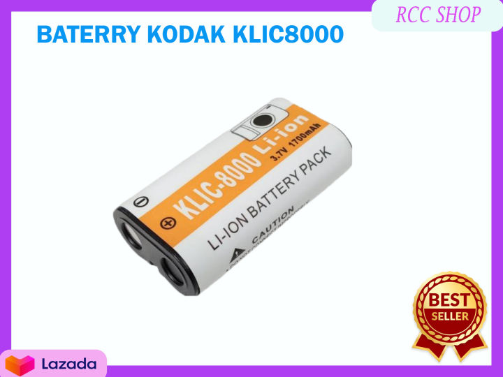 แบตเตอรี่-กล้อง-battery-for-kodak-klic-8000