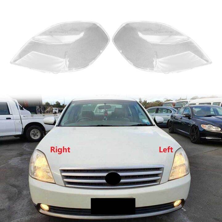 for-nissan-teana-2004-2005-headlight-shell-lamp-shade-transparent-lens-cover-headlight-cover