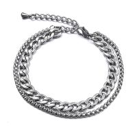 Silver Color Stainless Steel Beach Anklet For Women Accessories Summer Men Ankle Bracelet On Leg Chain Foot Jewelry Part Gift