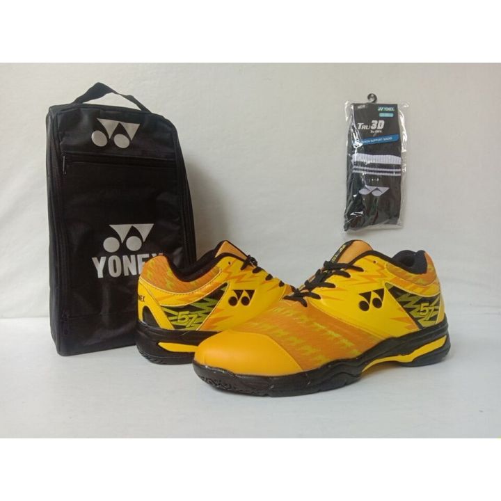 ขายดี-egxtrb-pra-yonex-shb57ex-อดีตตัวกันกระแทกรองเท้าแบดมินตัน57ของผู้ชายถุงโบนัสและถุงเท้ากีฬา