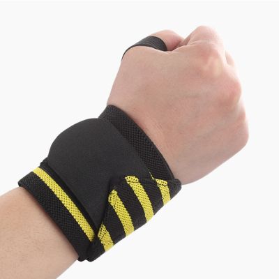 ◘▫ 1PC Sports Gym Power Training Bracers Wrister Weightlifting Wrist Protector Pressure Cuff Wrist-band Wrap Wind Belt Men Women