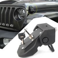 Hood Lock Latches Buckle Pins Catch With Key Kit For 2018 Jeep Wrangler JL JK 2007-2018 Auto Car Accessories