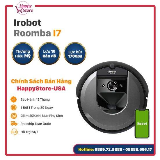 Trả góp 0%robot hút bụi irobot roomba i7 -bản quốc tế nhập mỹ - ảnh sản phẩm 1