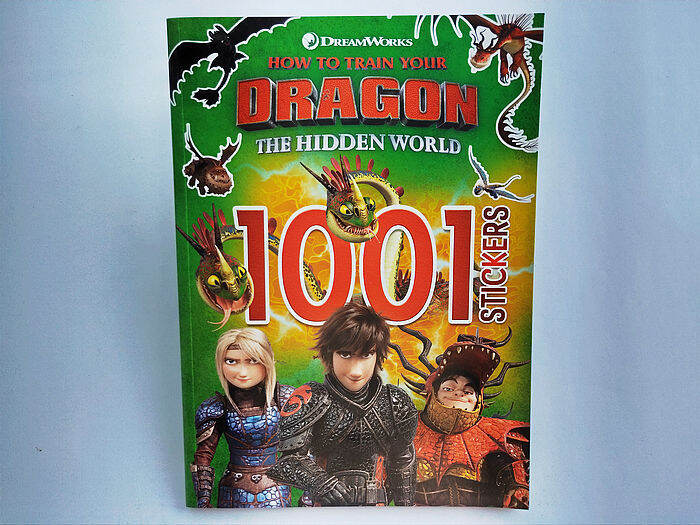 ฮาวทูTrain Your Dragon 1001 Stickersปกอ่อน Lazada.co.th
