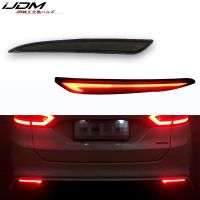 Taillight Style Red 3D Optic LED Rear Bumper Reflector driving Tail Brake Light Turning Lights For 2014 2016 Ford Fusion Mondeo