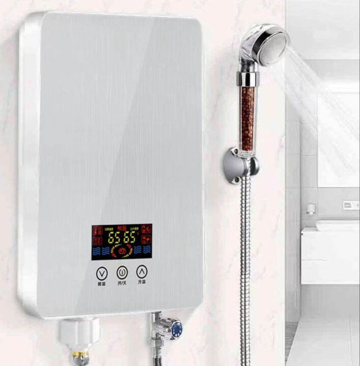 Electric water heater Shower 6000W LCD Touchscreen Smart Instant Water