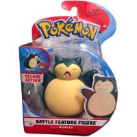 รูปโปเกมอน BANDAI Snorlax ตุ๊กตาขยับแขนขาได้ผลิตภัณฑ์สำเร็จของเล่นโมเดลพลาสติกฟิกเกอร์เครื่องประดับของเล่นโมเดล S