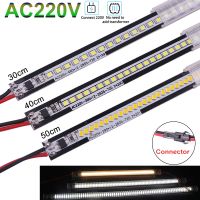 ไฟบาร์220V,2835สูง72 Led/m 30/40/50Cm อลูมินัมรางไฟ LED หลอดสำหรับใต้ตู้