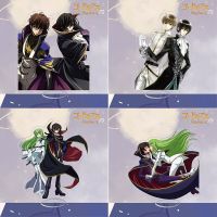 Anime Code Geass Acrylic Stand Model Plate Cosplay Prop Desk Decor Fashion Cartoon Action Figure Standee Holder Fans Collectible