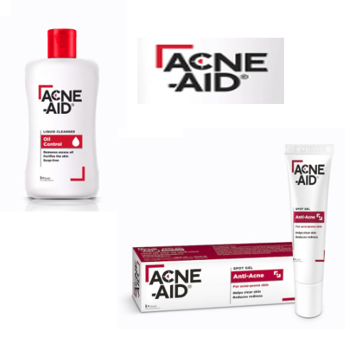 set-acne-aid-liquid-cleanser-100ml-spot-gel-anti-acne-10g