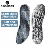 ROCKBROS แผ่นรองในรองเท้าสบาย PU Boost Popcorn เม็ดนุ่มและ Breathable Shock Absorbing รองเท้า Cutable เดินป่าแผ่นรองในรองเท้า